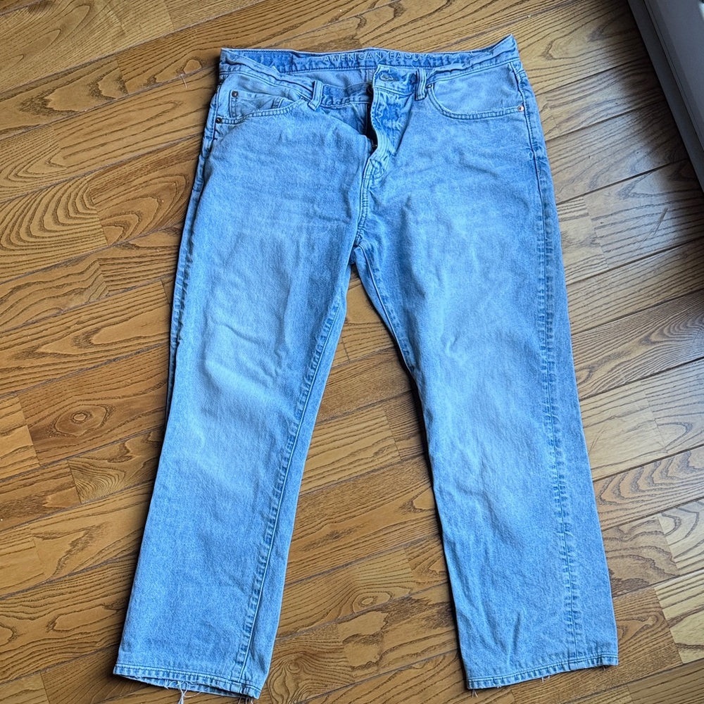 American Eagle Outfitters Light Blue Straight Men's Jeans